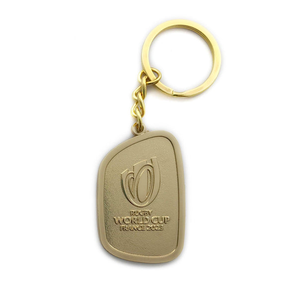 Rugby World Cup 2023 Gold Logo Keyring