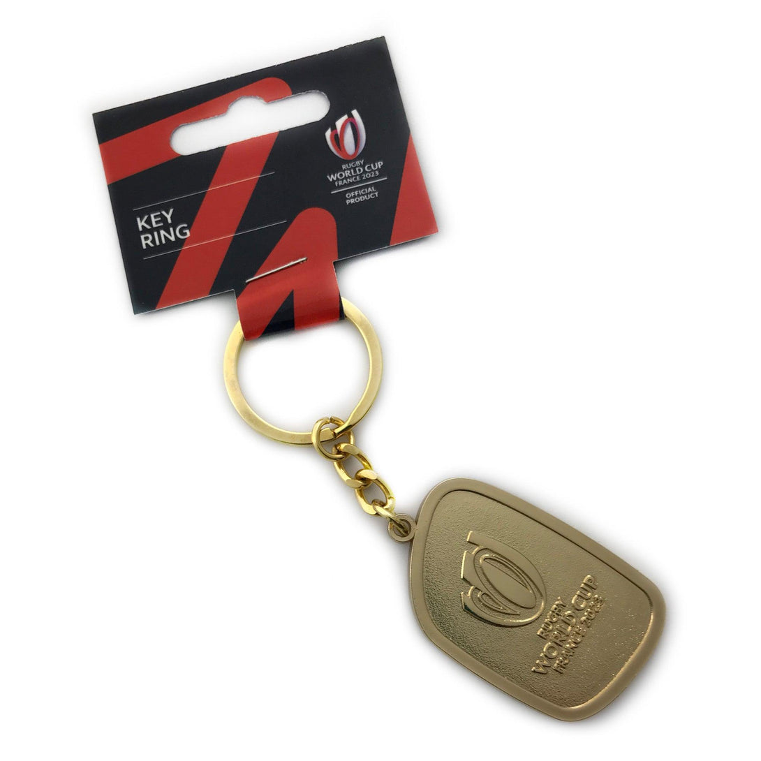 Rugby World Cup 2023 Gold Logo Keyring