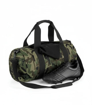 Bagbase Camo Barrel Bag