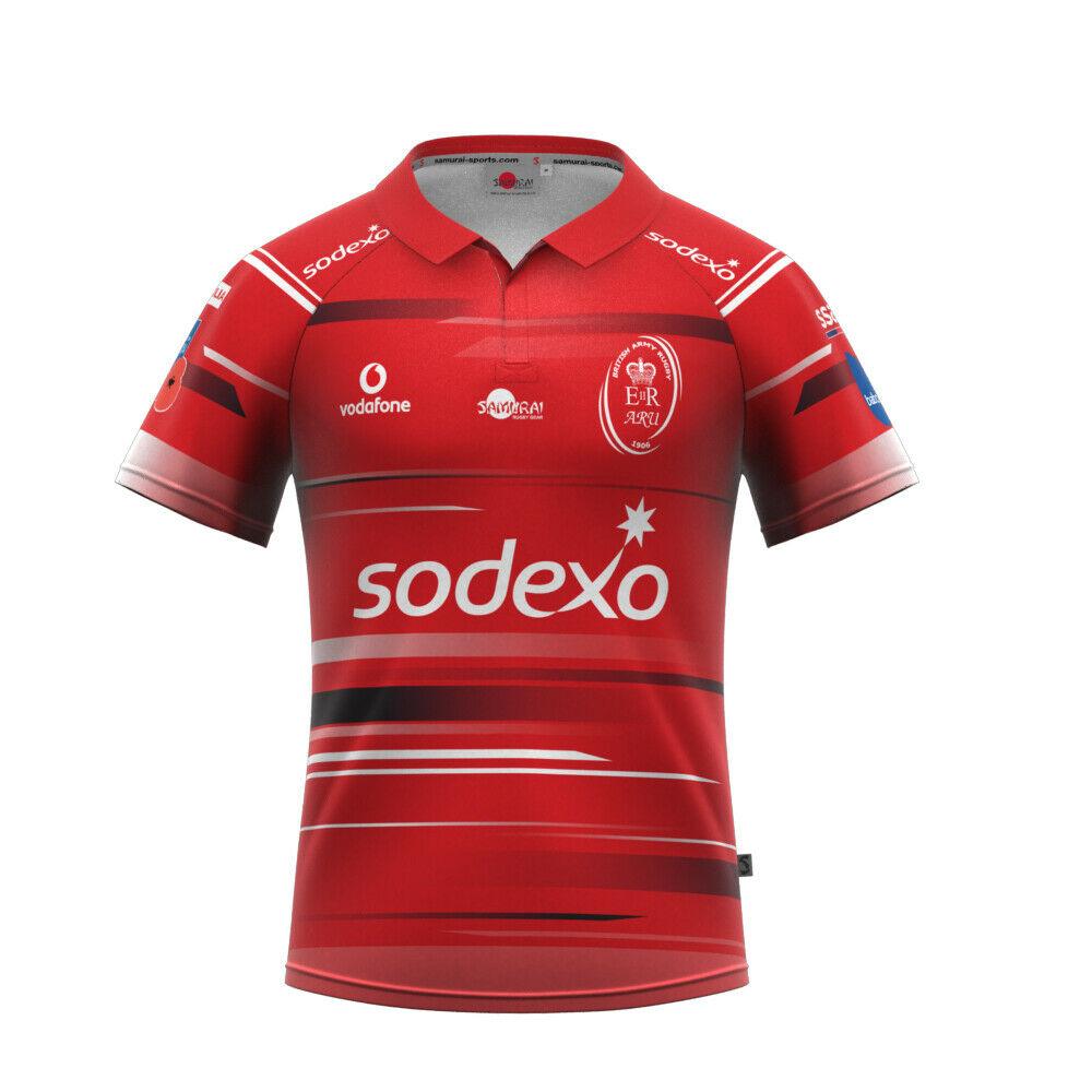 Samurai Mens Army Rugby Union Rugby Shirt