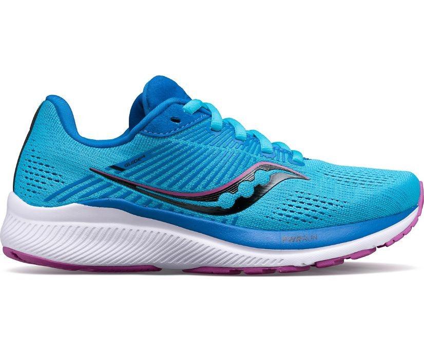 Saucony Guide 14 Womens Shoe  Blue Blaze/Berry