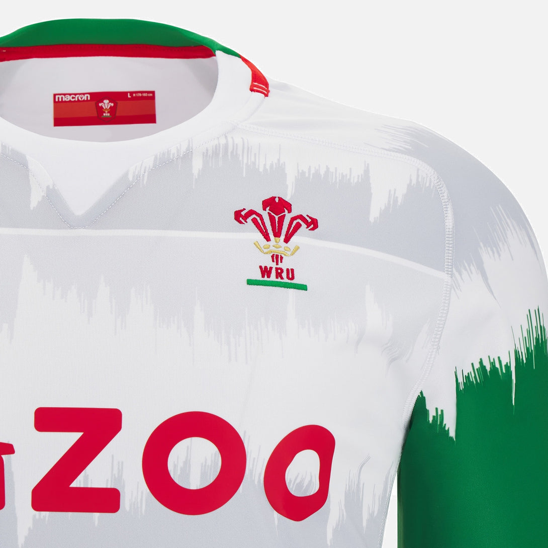 Macron Wales WRU 22/23 Away Pathway Rugby Shirt