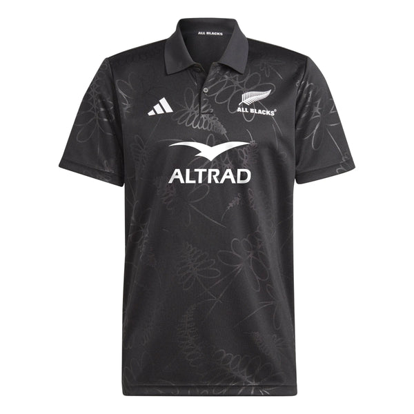 Adidas All Blacks New Zealand Supporters Rugby Polo