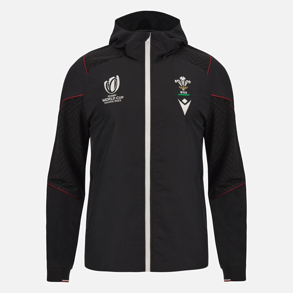 Macron Wales WRU Rugby World Cup 2023 Mens Zip Hoodie