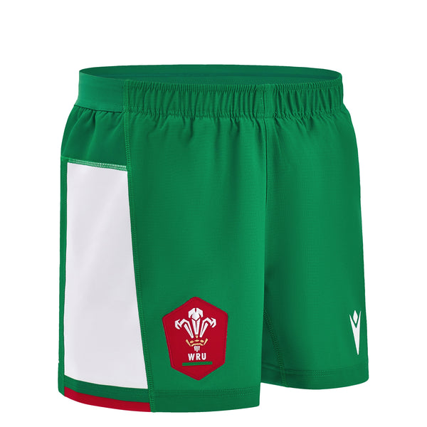 Macron Wales WRU 2024/25 Kids Six Nations Away Rugby Shorts