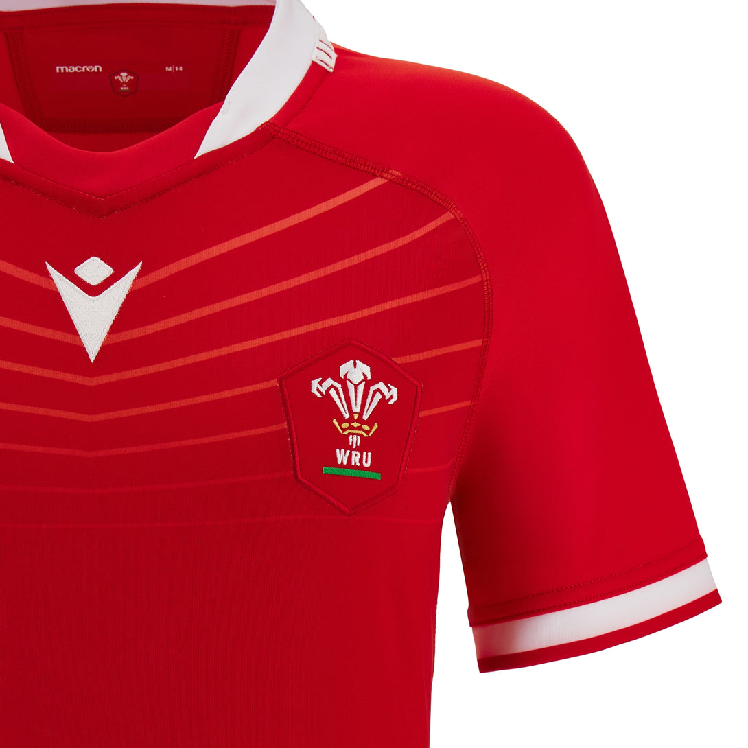 Macron Wales WRU 22/23 Home Womens WRWC Rugby Shirt