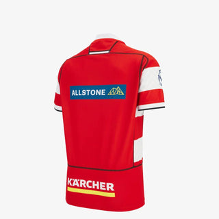 Macron Gloucester Rugby 2025/26 Kids Home Rugby Shirt
