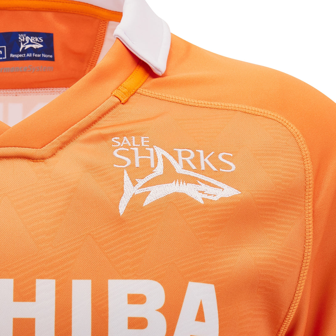 Macron Sale Sharks 2024/25 Adults Away Poly Rugby Shirt