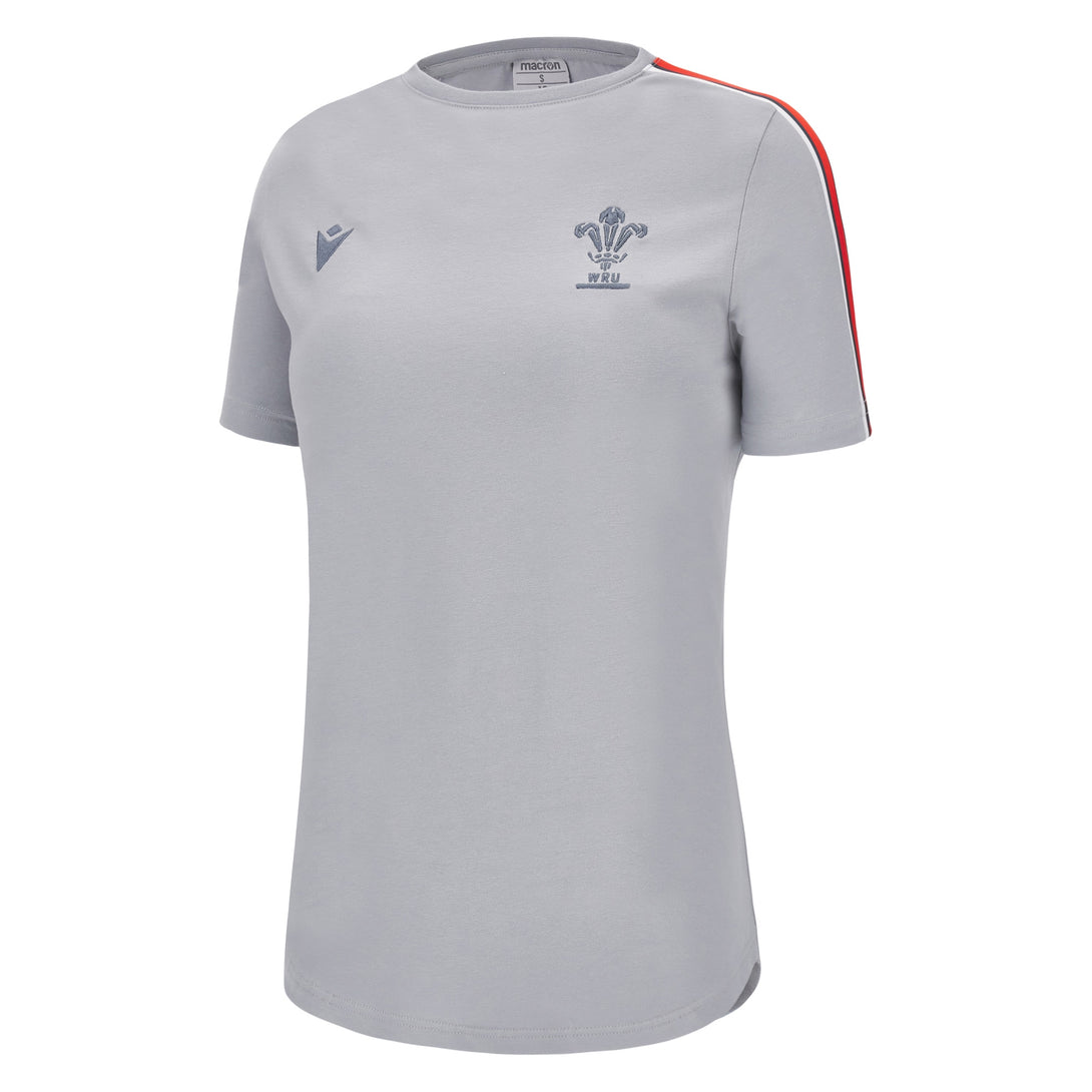 Macron Wales Rugby WRU 22/23 Womens Leisure T-shirt