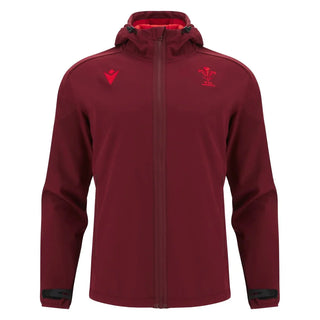 Macron Wales WRU 2025/26 Adults Travel Softshell Jacket