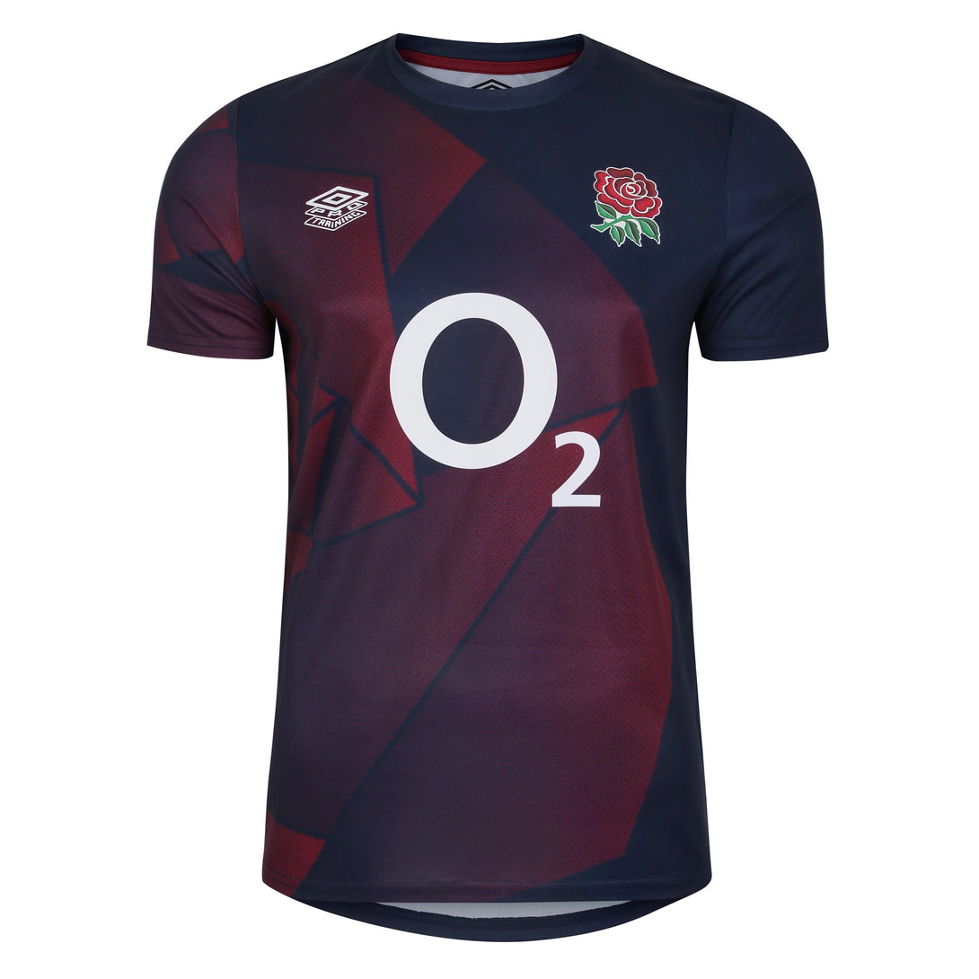 Umbro England RFU Mens Warm Up Rugby Shirt