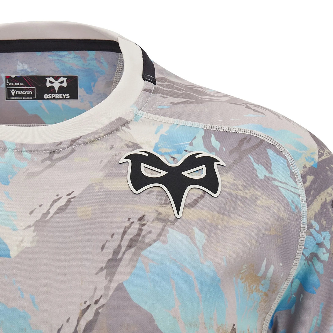 Macron Ospreys Rugby 2024/25 Adults Away Rugby Shirt