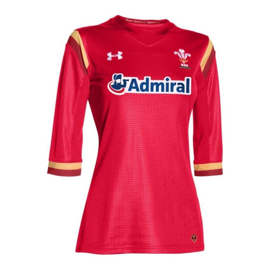 Under Armour Wales Womens Supporters Home Rugby Shirt 15/16