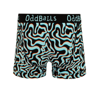 Oddballs Neon Lava Mens Cotton Boxer Shorts