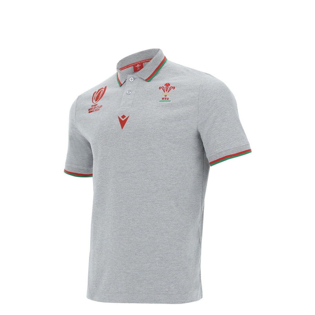 Macron Kids Wales WRU RWC 2023 S/S Polo