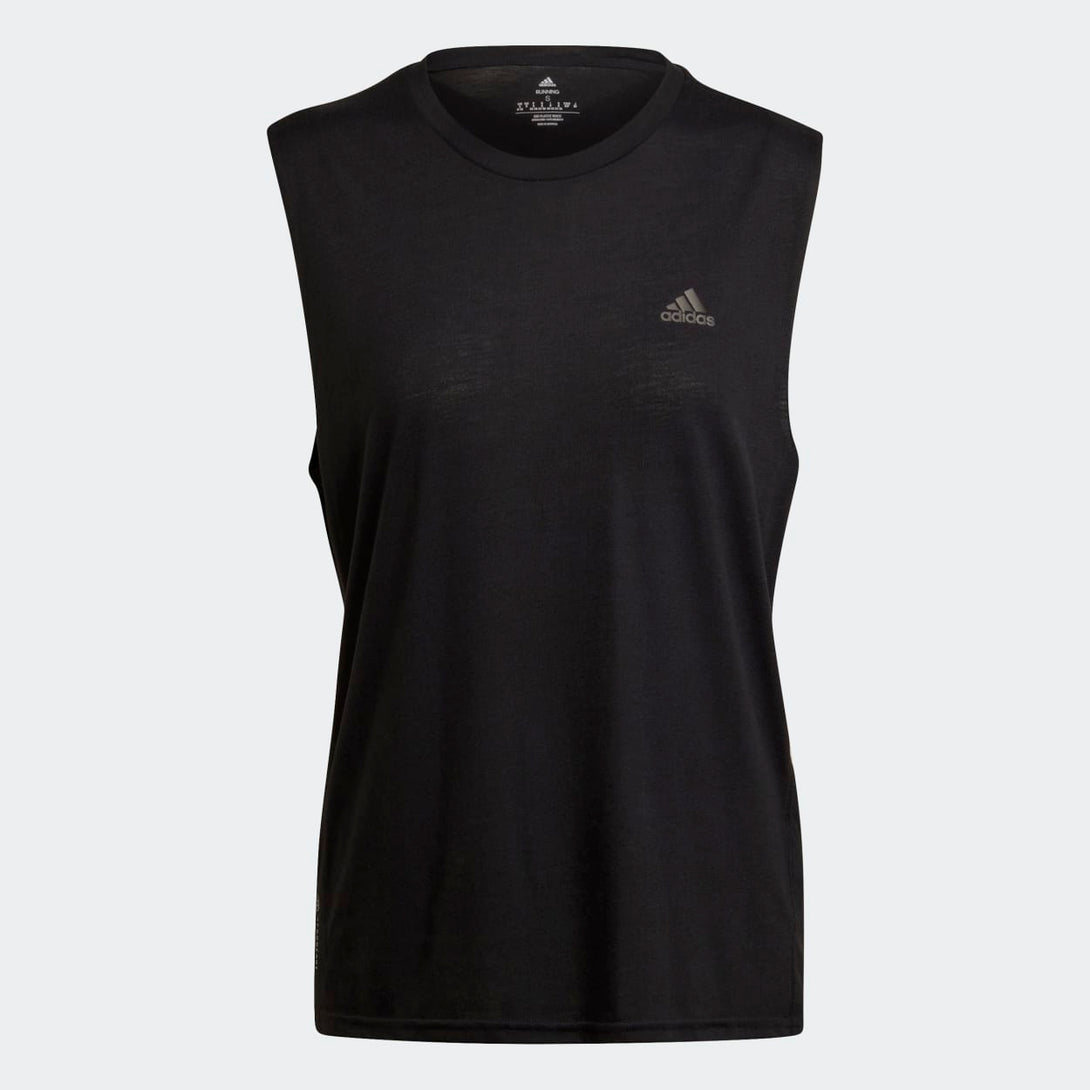 Adidas Womens Run Icons Running Muscle Tank