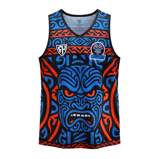 Taiaha Fighting Maoris Mens Rugby Vest