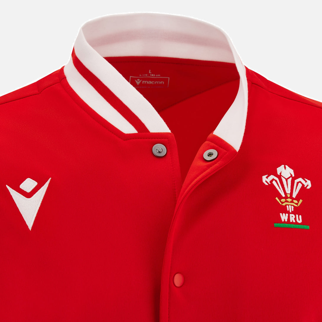 Macron Adults Wales WRU 23/24 6 Nations Anthem Jacket