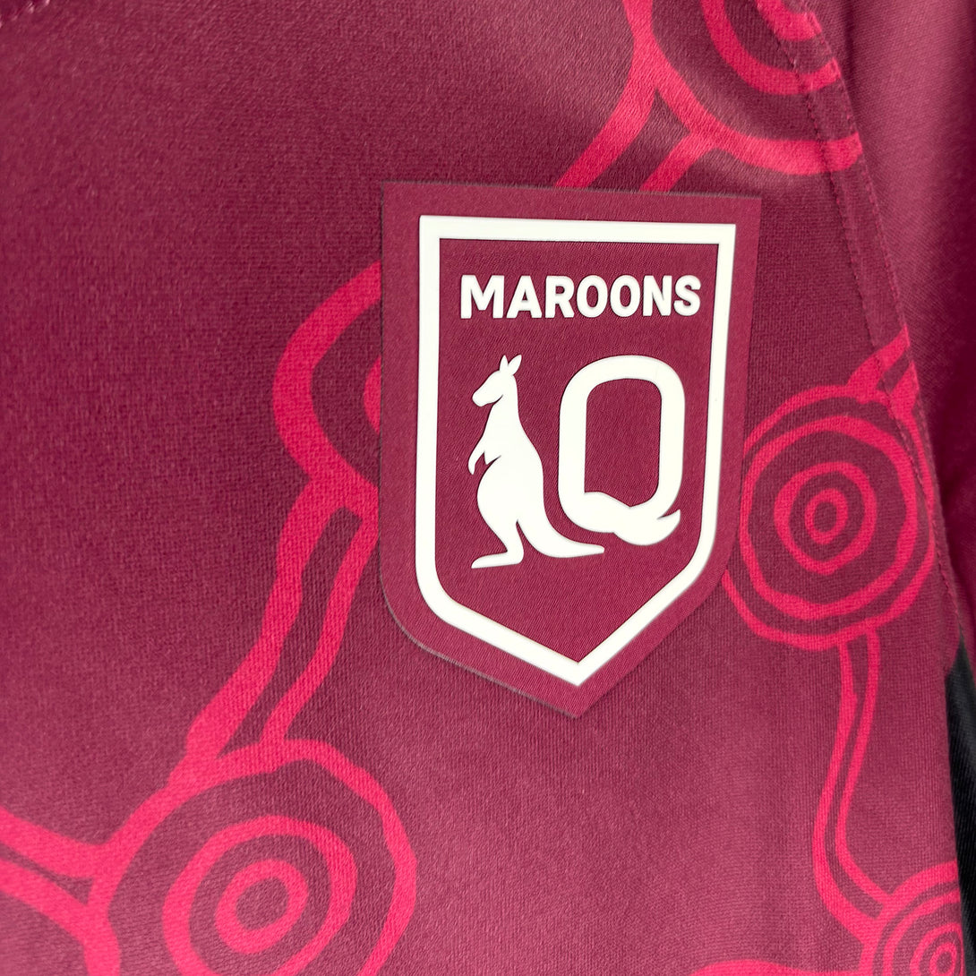 Puma Queensland Maroons Indigenous Kids Rugby Shirt