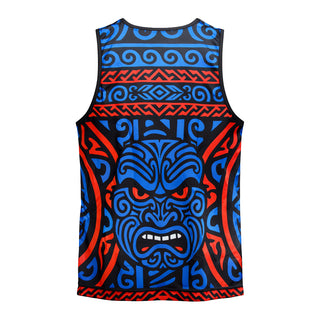Taiaha Fighting Maoris Mens Rugby Vest