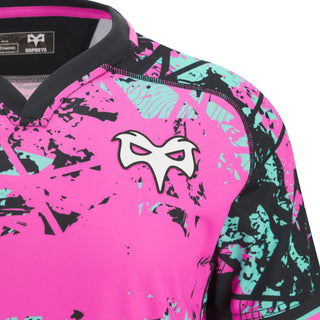 Macron Ospreys Rugby 2025/26 Mens Euro Rugby Shirt