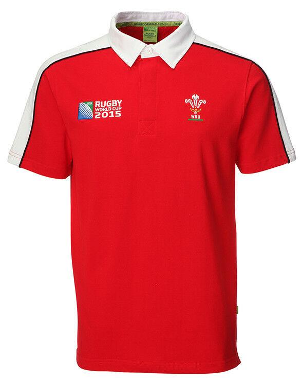 Wales RWC 2015 Mens Red Rugby Shirt