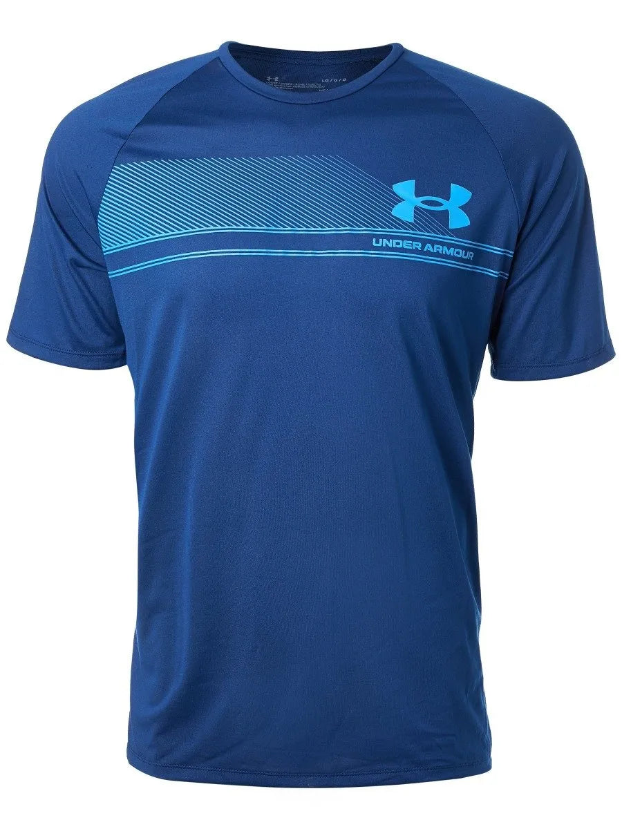 Under Armour Mens Logo Wordmark Tech T-Shirt