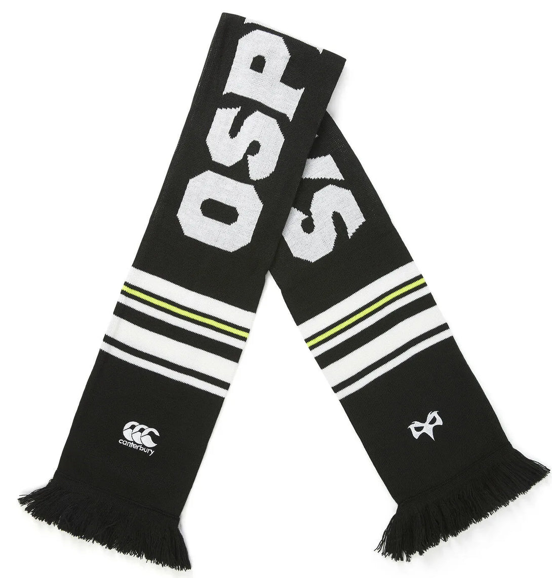 CCC Ospreys Acrylic Scarf in Tap Shoe Grey 