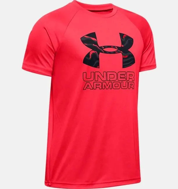 Under Armour Kids Tech Hybrid Print Logo T-Shirt 