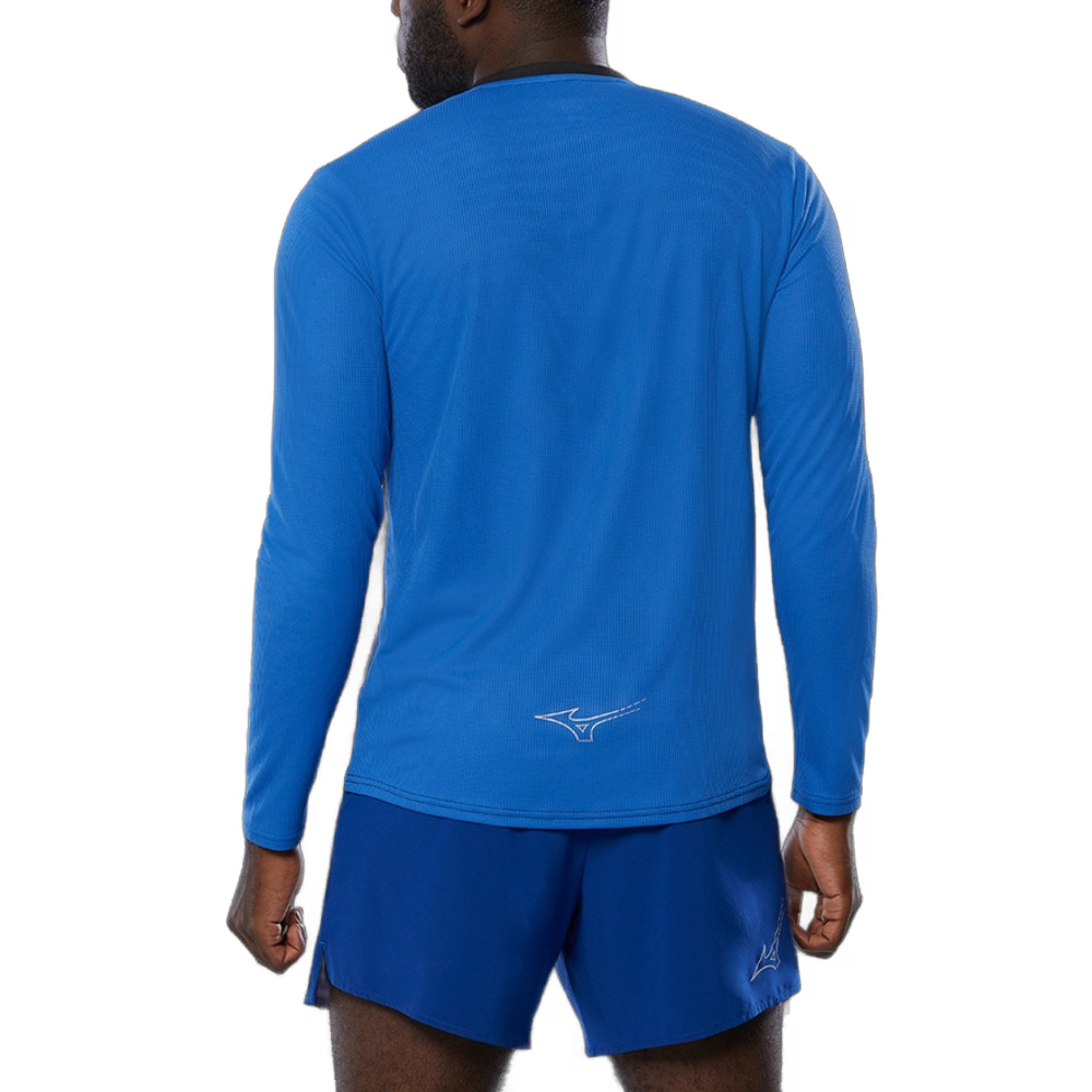 Mizuno Mens DRYAEROFLOW Half Zip - Blue / Black