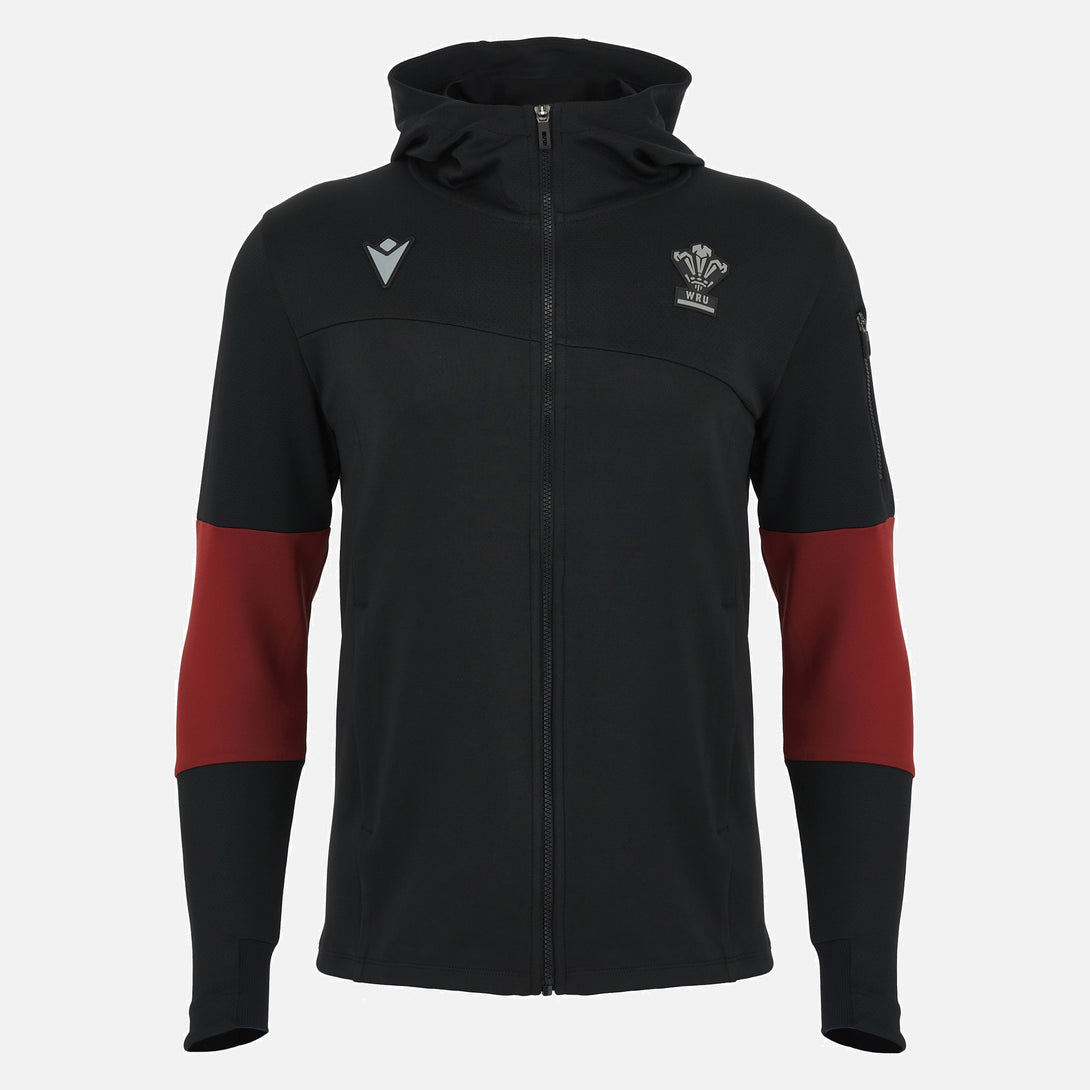 Macron Wales Adults WRU 23/24 6 Nations Athleisure Hoodie