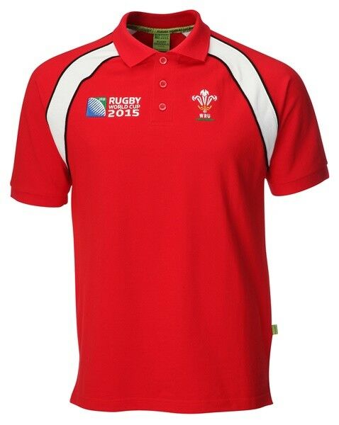 Manav Wales 2015 Rwc Contrast Polo Adults