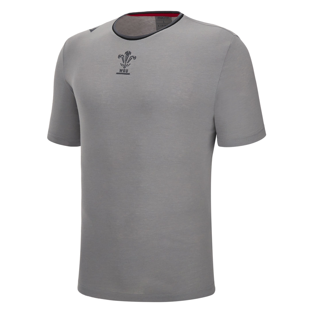 Macron Wales Rugby WRU 22/23 Mens Travel Leisure T-shirt