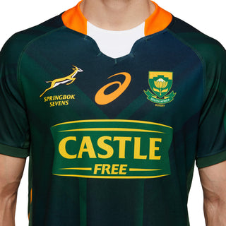 ASICS South Africa Springbok Sevens Mens Home Rugby Shirt