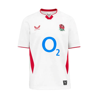 Castore England RFU 2025/26 Kids Home Rugby Shirt