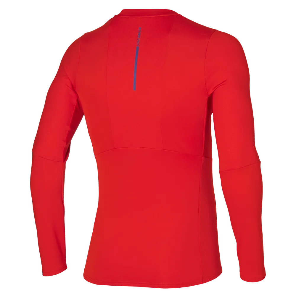 Mizuno Mens BT Long Sleeve Fiery Red J2GA257062