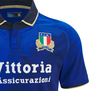 Macron Italy FIR 2025/26 Mens Home Rugby Shirt