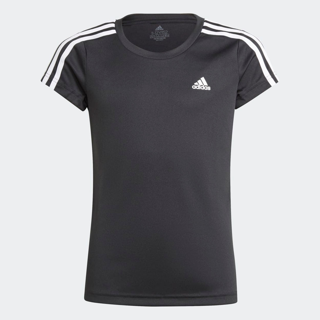 Adidas Girls 3-Stripes T-Shirt