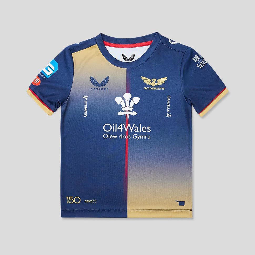 Castore Scarlets Infants Away Rugby Kit