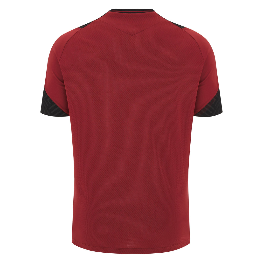 Macron Wales Rugby WRU 2024 Mens Training Poly Shirt