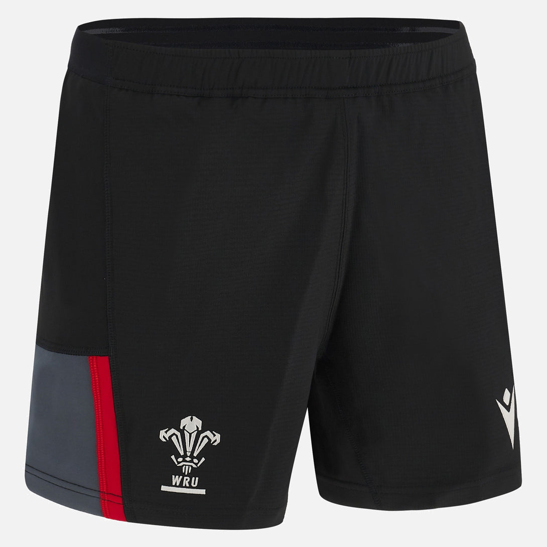 Macron Wales WRU Mens Training Rugby Shorts