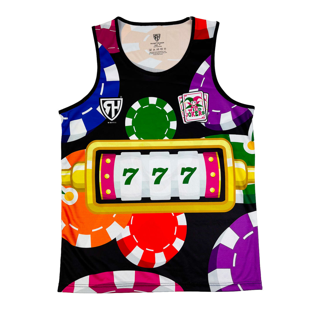 Las Vegas Wild Jokers Mens Rugby Vest