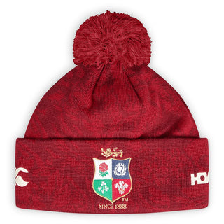 Canterbury British & Irish Lions 2025 Rugby Fleece Lined Bobble Beanie